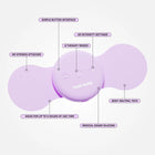 VUSH Aura Wireless Rechargable TENS Device with Travel Case