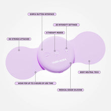 VUSH Aura Wireless Rechargable TENS Device with Travel Case