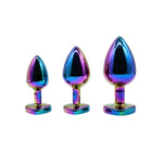 Adam & Eve Rainbow Heart Anal Plug Training Set