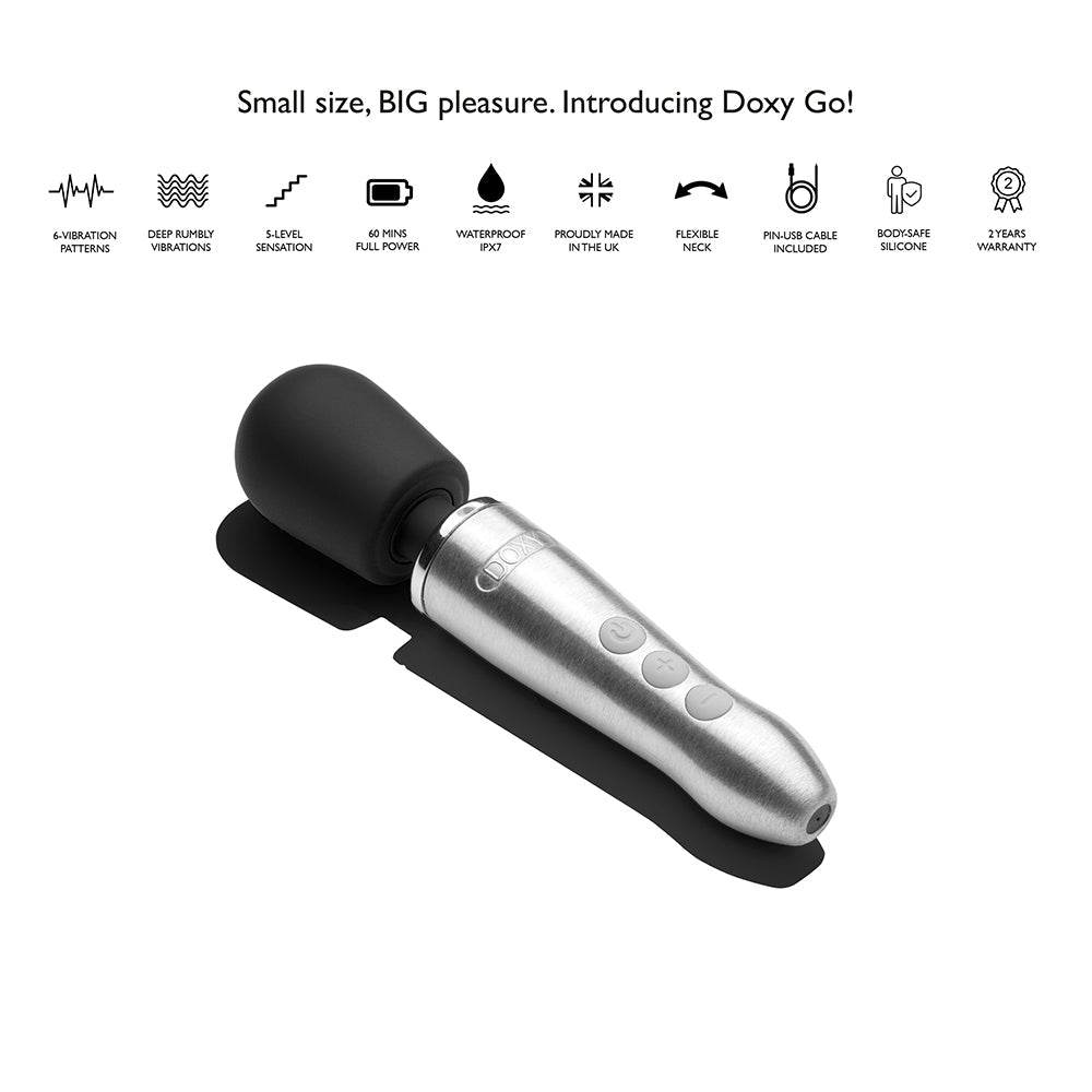 Doxy Go Travel-Sized Wand Massager