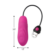 BANG! 7X Pulsing Rechargeable Silicone Bullet Pink