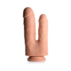 Big Shot Double Shot 8 in. Vibrating & Rotating Double Dong with Remote