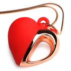 Charmed 10X Vibrating Silicone Heart Necklace