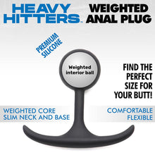 Heavy Hitters Comfort Plugs Premium Silicone 3.3 in. Weighted Round Plug
