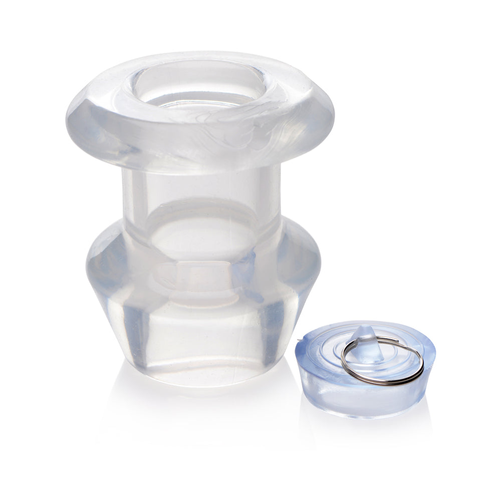 Master Series Ass Bung Clear Hollow Anal Dilator 3 in.