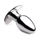 Master Series Chrome Blast 7X Rechargeable Butt Plug with Remote Small
