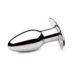 Master Series Chrome Blast 7X Rechargeable Butt Plug with Remote Small