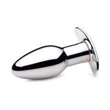 Master Series Chrome Blast 7X Rechargeable Butt Plug with Remote Small