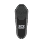 Size Matters 2 in. Erection 28X Smooth Remote Vibrating Silicone Sheath Black