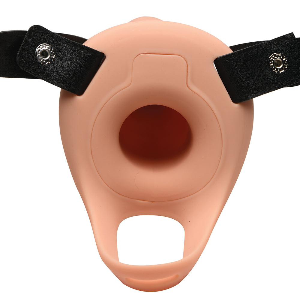 Size Matters 2 in. Erection 28X Smooth Remote Vibrating Silicone Sheath Light