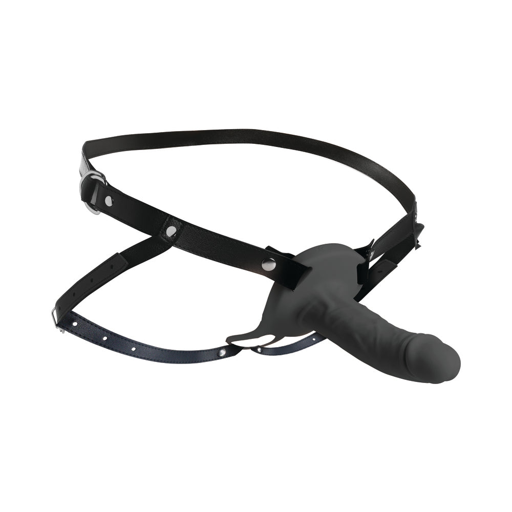 Size Matters Realistic Silicone Penis Sheath Black