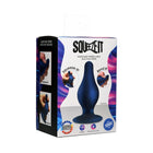 Squeeze-It Squeezable Tapered Large Anal Plug Blue