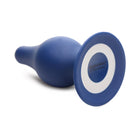 Squeeze-It Squeezable Tapered Large Anal Plug Blue