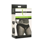 Strap U Lace Envy Crotchless Panty Harness Black 3XL