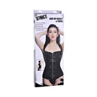 STRICT Lace-up Corset Vest & Thong L