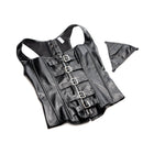 STRICT Lace-up Corset Vest & Thong L