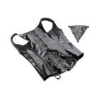 STRICT Lace-up Corset Vest & Thong L