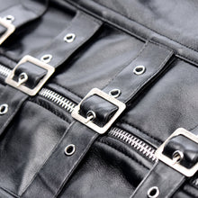 STRICT Lace-up Corset Vest & Thong L