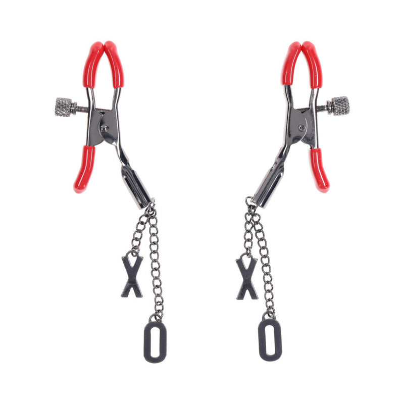 Sportsheets Sex & Mischief Ex''s & Oh''s Nipple Clamps