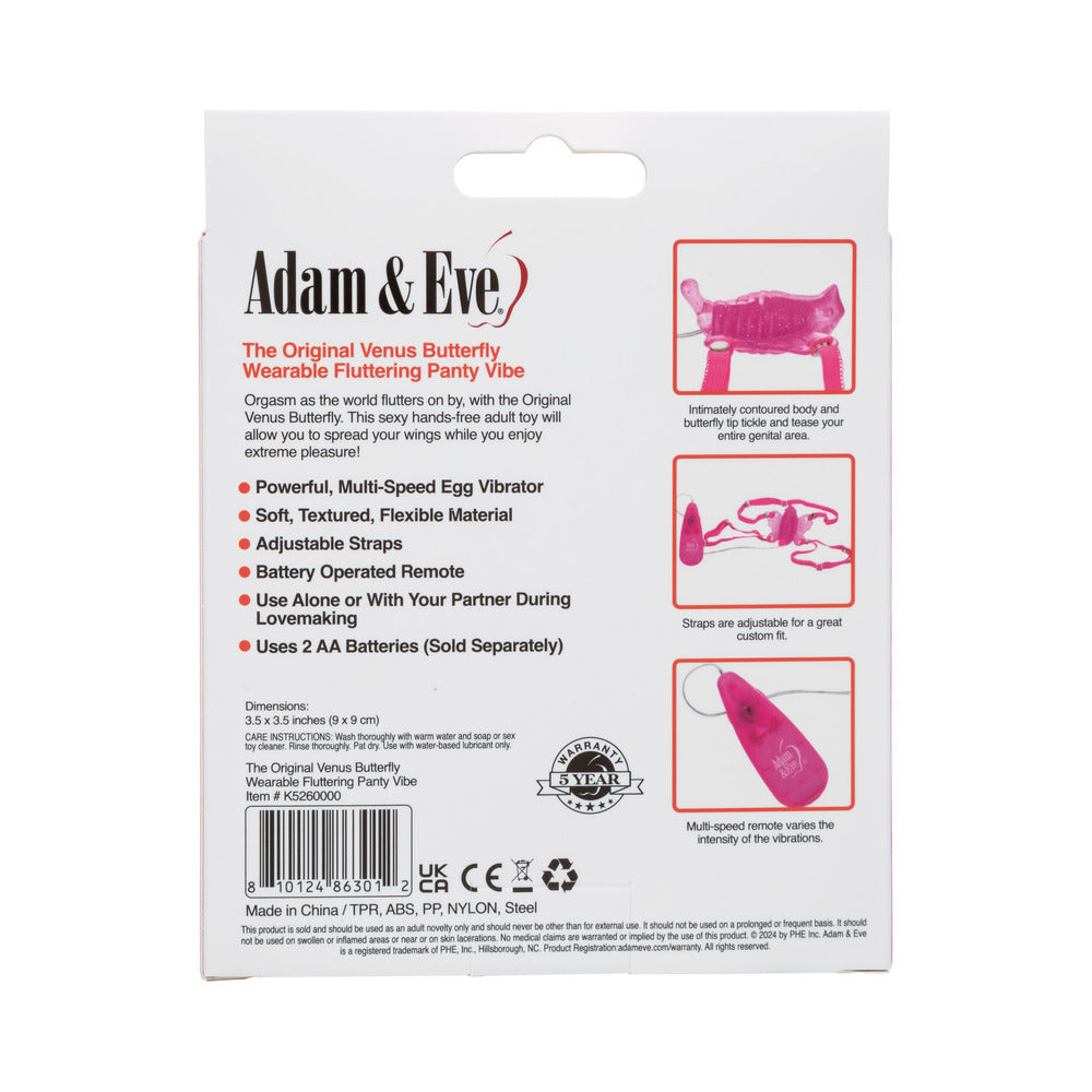 Adam & Eve The Original Venus Butterfly