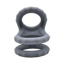 Adam & Eve Adam''s Ridged Triple Cage (Bag Packaging)
