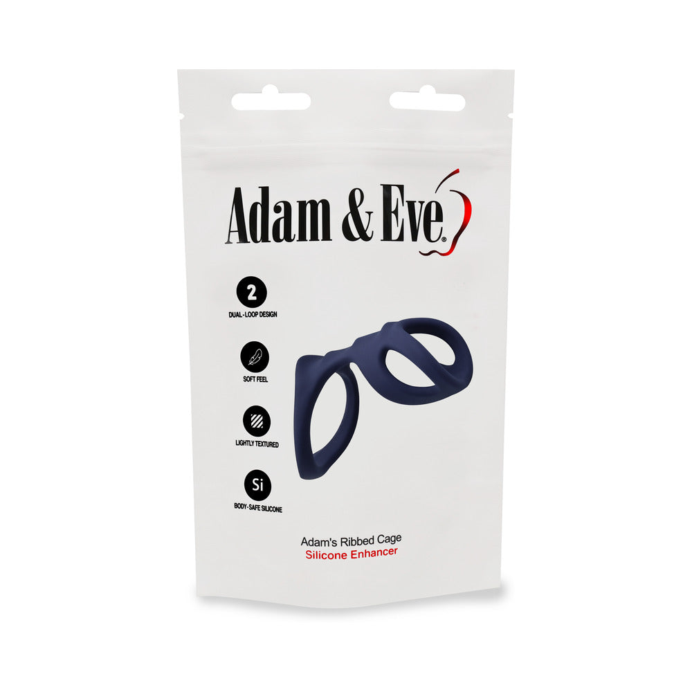 Adam & Eve Adam''s Ribbed Cage (Bag Packaging)