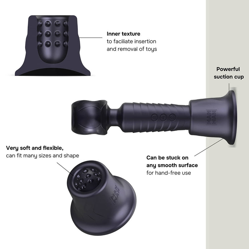 MAN WAN Holden Universal Wand Holder Black Plum
