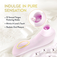 Delice Fleur Clitoral Fluttering & Suction Personal Massager Barely Purple