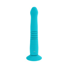 Evolved Bunny Hop Rechargeable Silicone Thrusting Rabbit Vibrator Teal