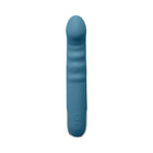 Evolved Queen Of All Trades Rechargeable Silicone Thrusting and Rotating Vibrator Teal
