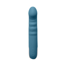 Evolved Queen Of All Trades Rechargeable Silicone Thrusting and Rotating Vibrator Teal