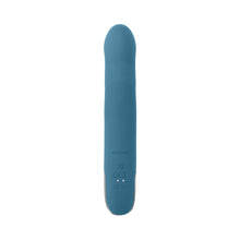 Evolved Queen Of All Trades Rechargeable Silicone Thrusting and Rotating Vibrator Teal