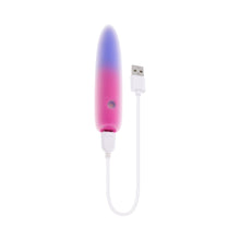 Evolved Paradise Bullet Rechargeable Dual Layer Silicone Bullet Vibrator Pink/Purple