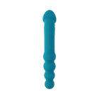 Evolved Flip Flop Rechargeable Silicone Dual-Ended Vibrator Teal