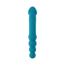 Evolved Flip Flop Rechargeable Silicone Dual-Ended Vibrator Teal