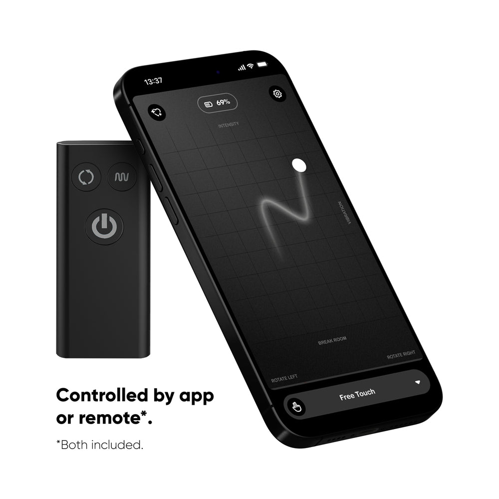 Nexus Revo Stealth App EnabledÂ Rotating and Vibrating Remote Control Prostate Massager