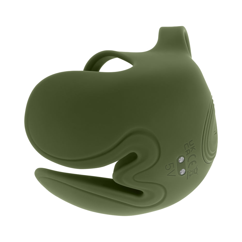 Zero Tolerance Nutty Buddy Rechargeable Cock Ring Stimulator Silicone Green