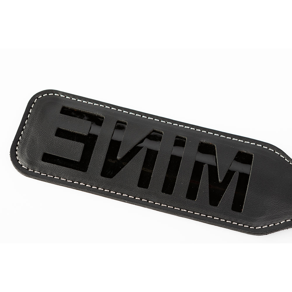 SEI MIO You''re All Mine ''MINE'' Impression Spanking Paddle