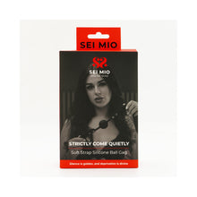 SEI MIO Strictly Come Quietly Soft Strap Silicone Ball Gag