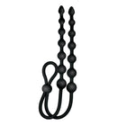 Ass-Sation Dual Silicone Anal Beads Black