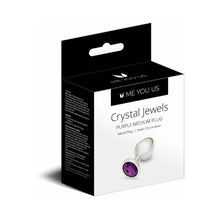 Me You Us Crystal Jewels Metal Plug Purple Medium