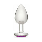 Me You Us Crystal Jewels Metal Plug Purple Large