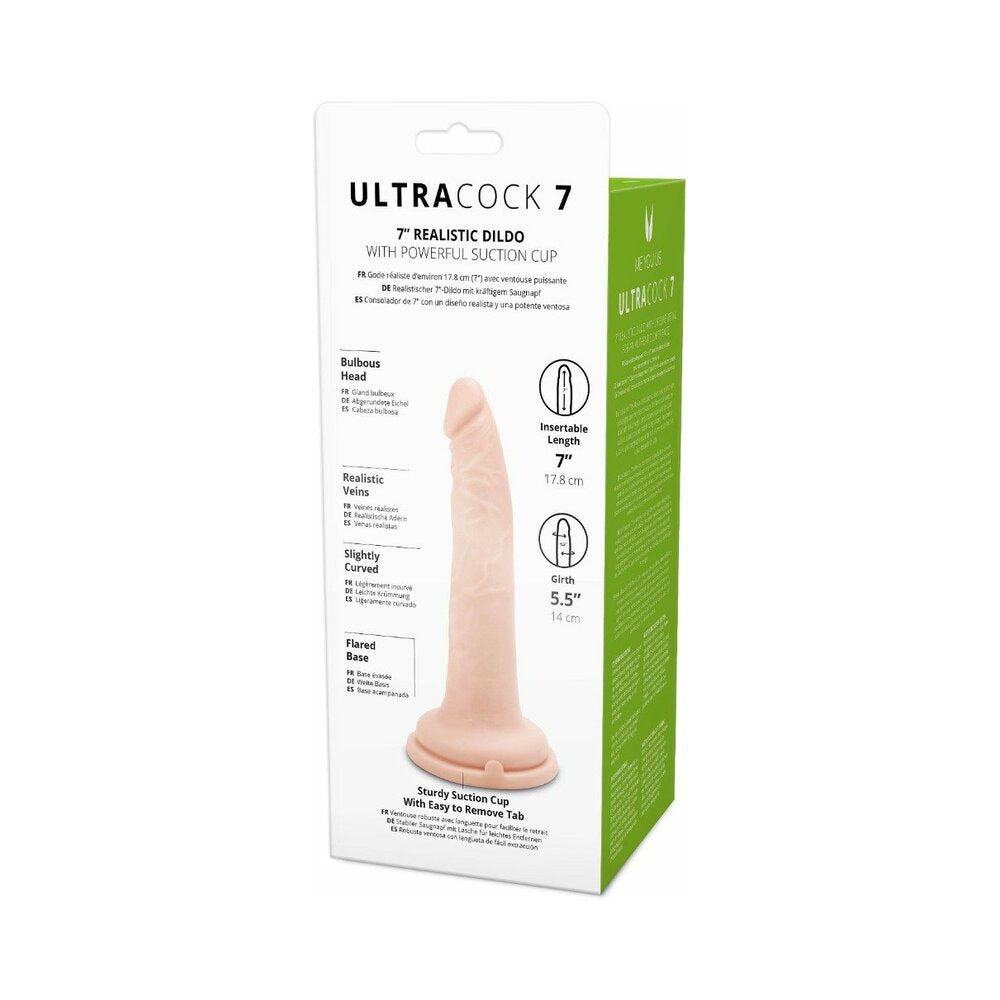 Me You Us Ultra Cock 7 in. Realistic Dildo Vanilla
