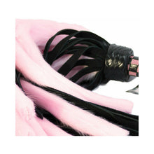Suede & Fluff Mini Flogger Pink