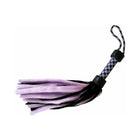 Suede & Fluff Mini Flogger Purple