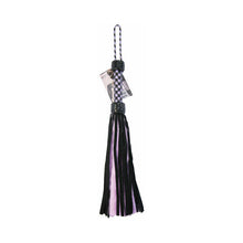 Suede & Fluff Mini Flogger Purple