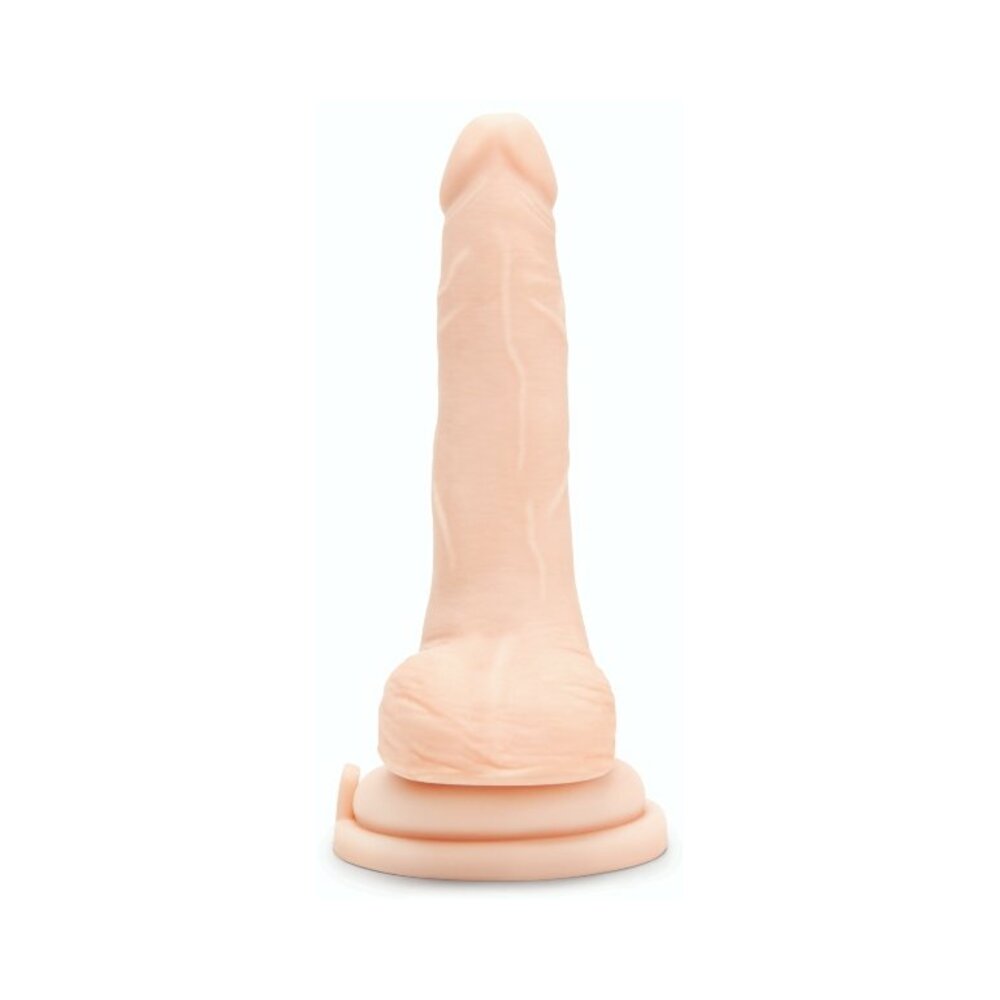 Me You Us Ultra Cock 6 in. Realistic Dual Density Dildo with Balls Vanilla