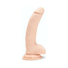 Me You Us Ultra Cock 9 in. Realistic Dual Density Dildo with Balls Vanilla