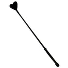 Heart Fluff Tip Crop Black