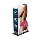 Prowler Lace Open Back Brief Pink XL